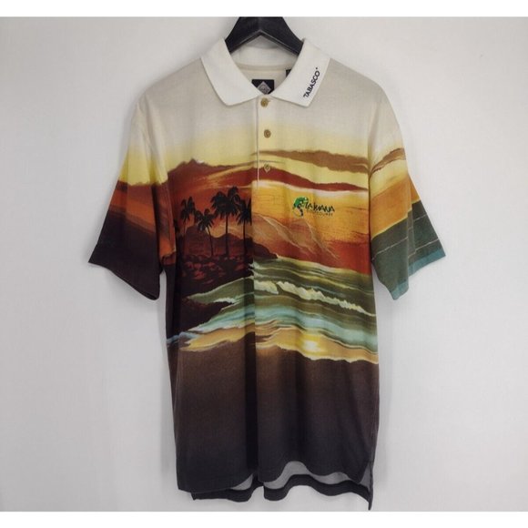 Tabasco Shirts Tabasco La Iguana Golf Course Costa Rica All Over